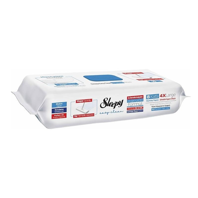 Sleepy Yuzey Temizlik Havlusu Mavi 4Xl 50 Pcs