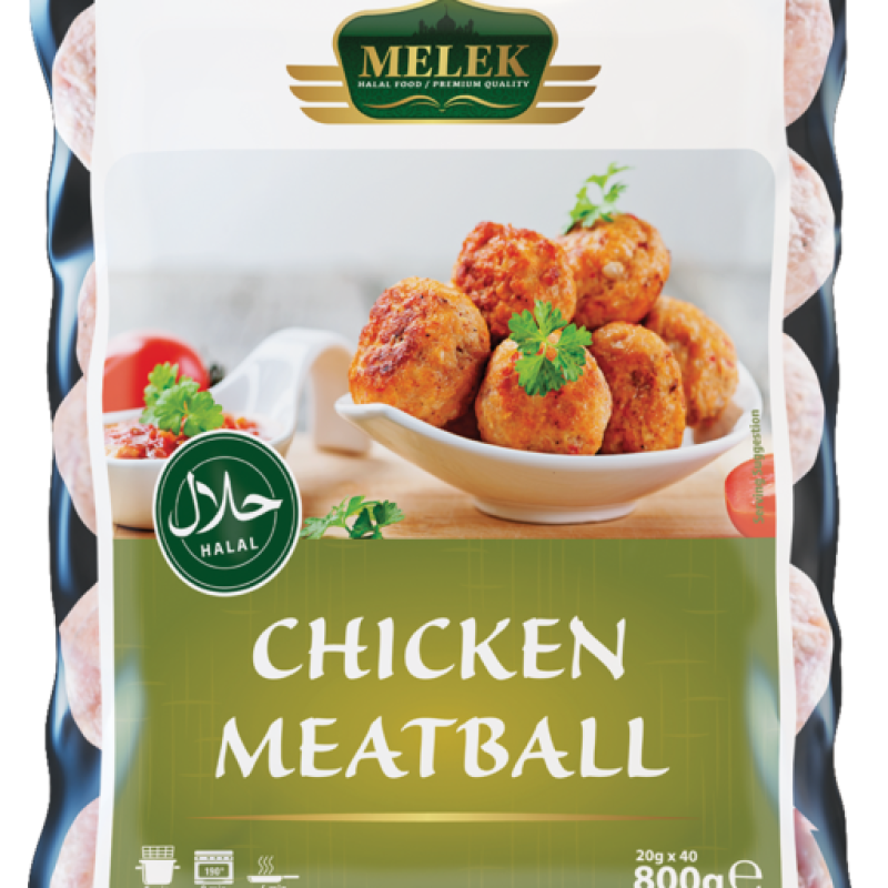 Melek Chicken Meatball 800g Helal