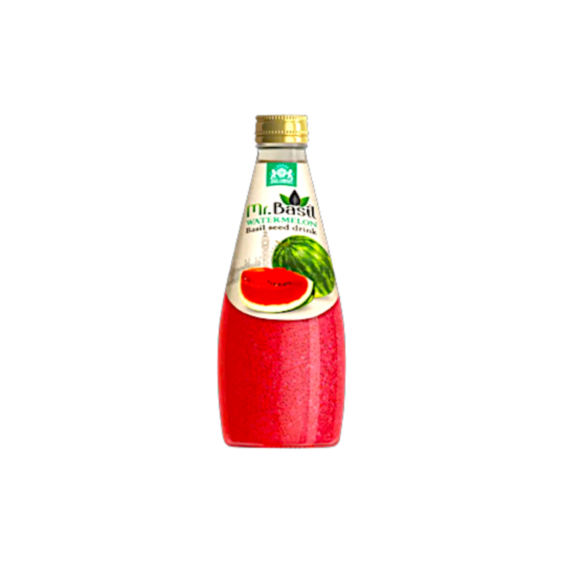 Mr Basil Watermelon Drink Glass 290mlx24
