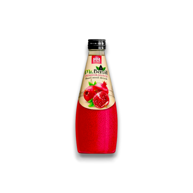 Mr Basil Pomegranate Drink Glass 290mlx24