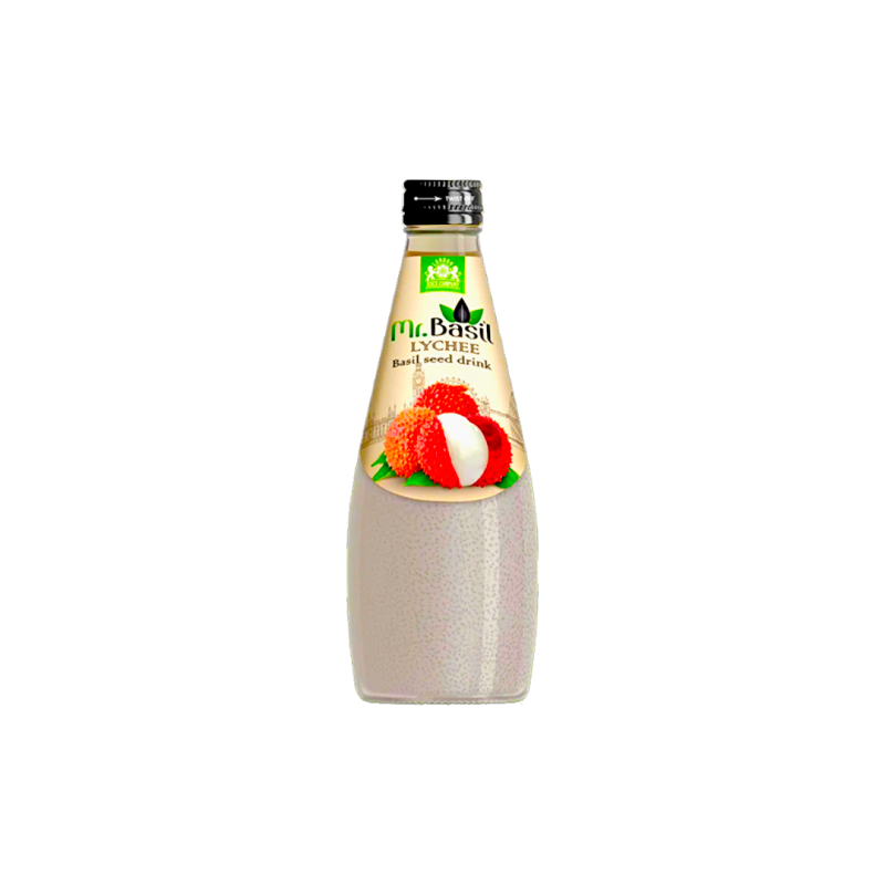 Mr Basil Lychee Drink Glass 290mlx24