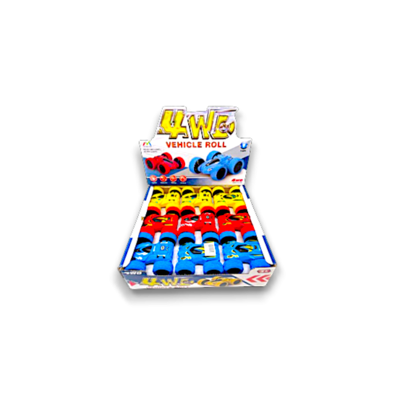 Double Sided Dump Truck Toy 4wd Vehicle 18pcs