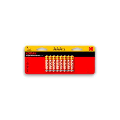 Kodak AAA Zinc Batteries 8 pack