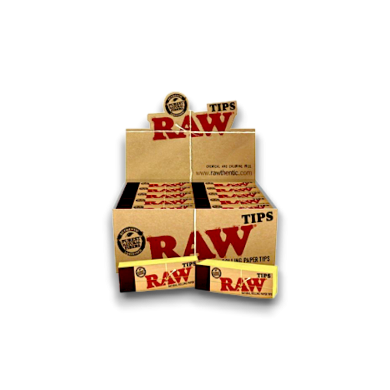 Raw Natural Unfined Filter Tips 50pack