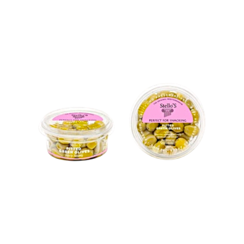 Stellos Pitted Green Olives 170gr