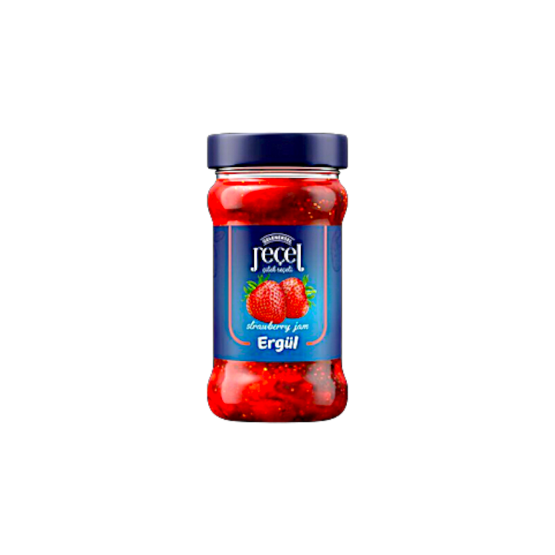 Ergul Strawberry Jam Jar 380grx12